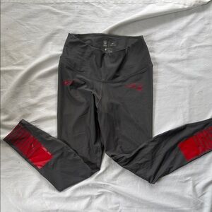 Nike Women’s Patriots Charcoal and Crimson Leggings